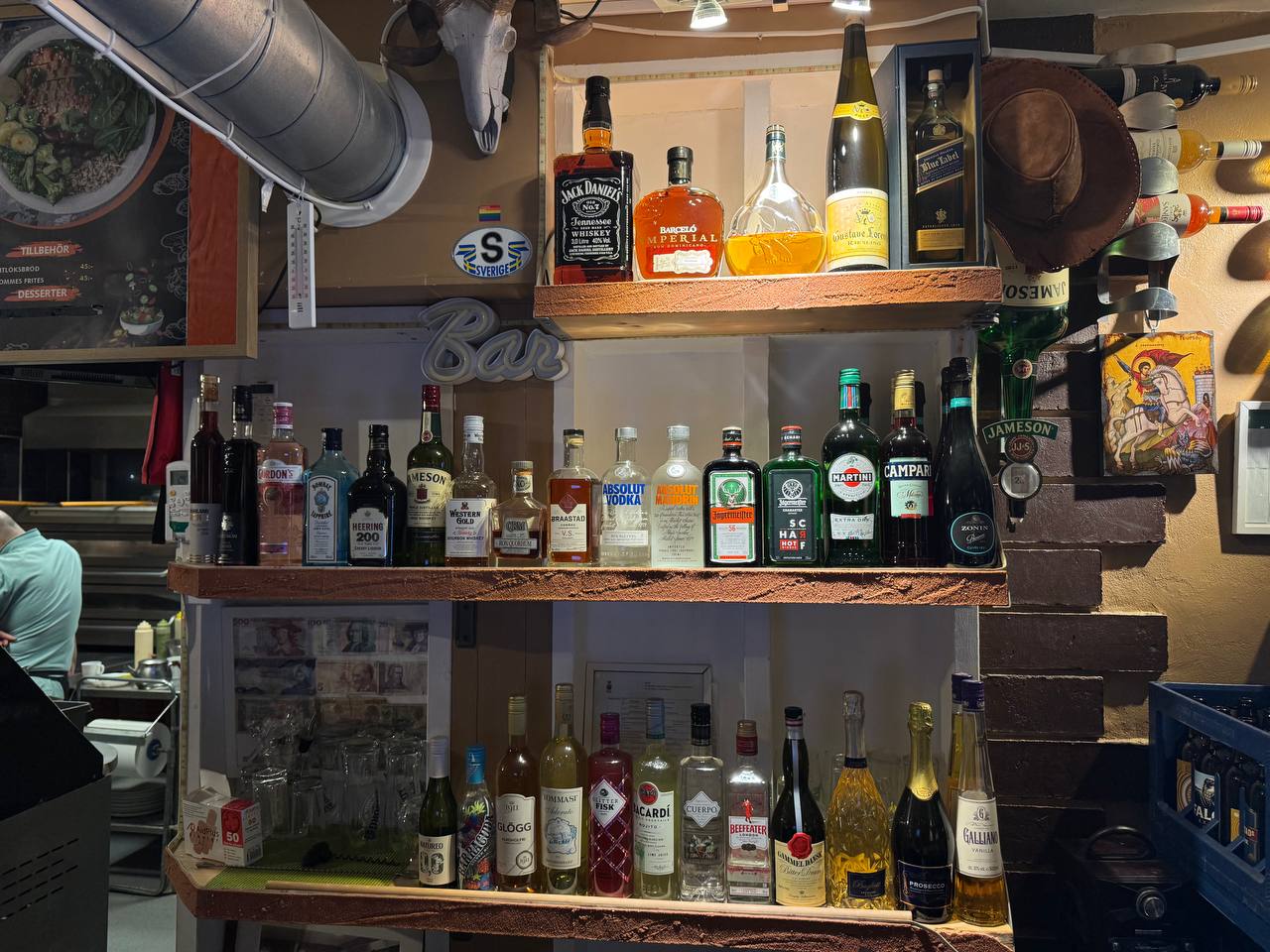 Barens spritutbud i Gröna Huset