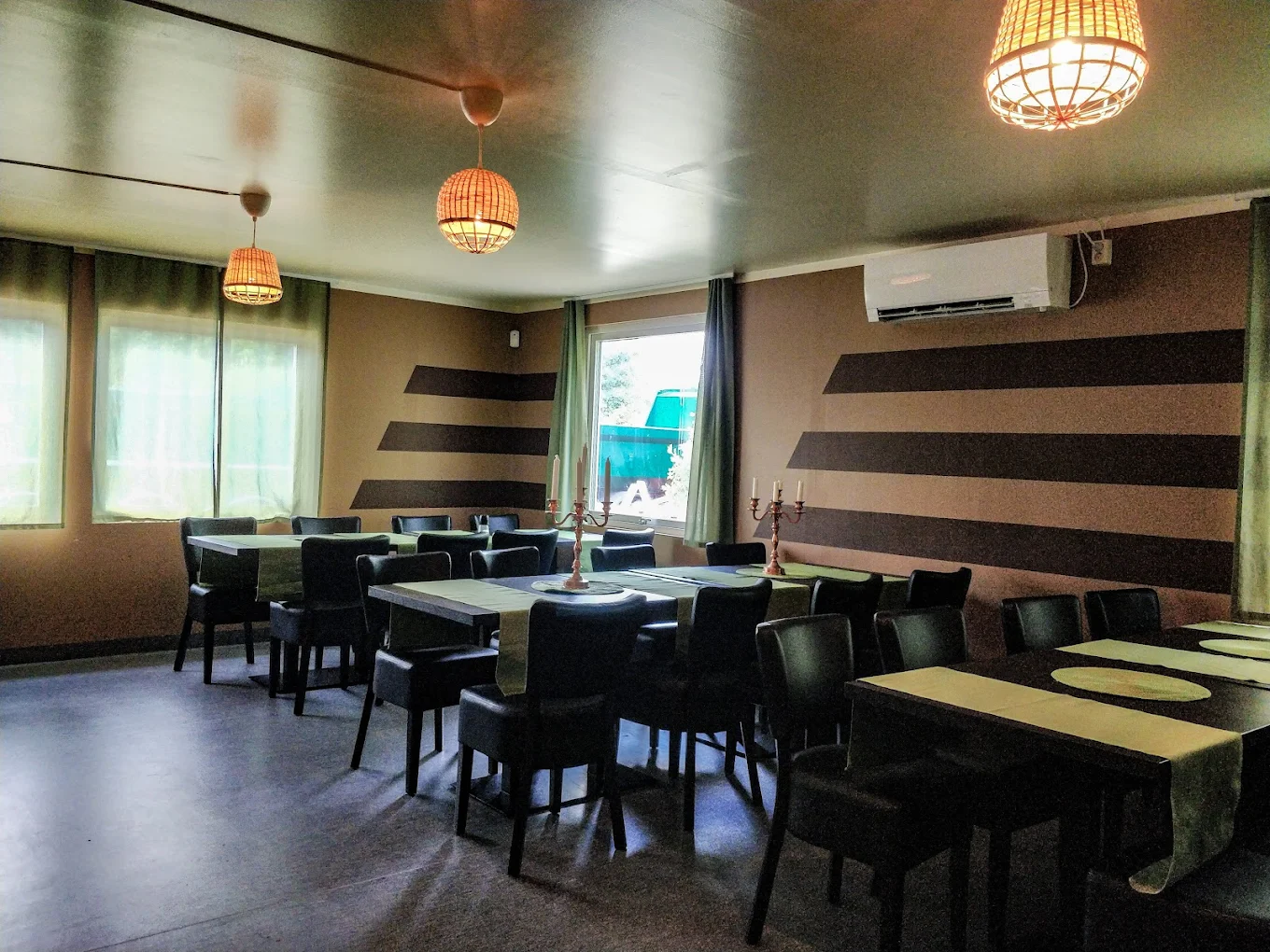 Interiör i Gröna Huset - sittplatser