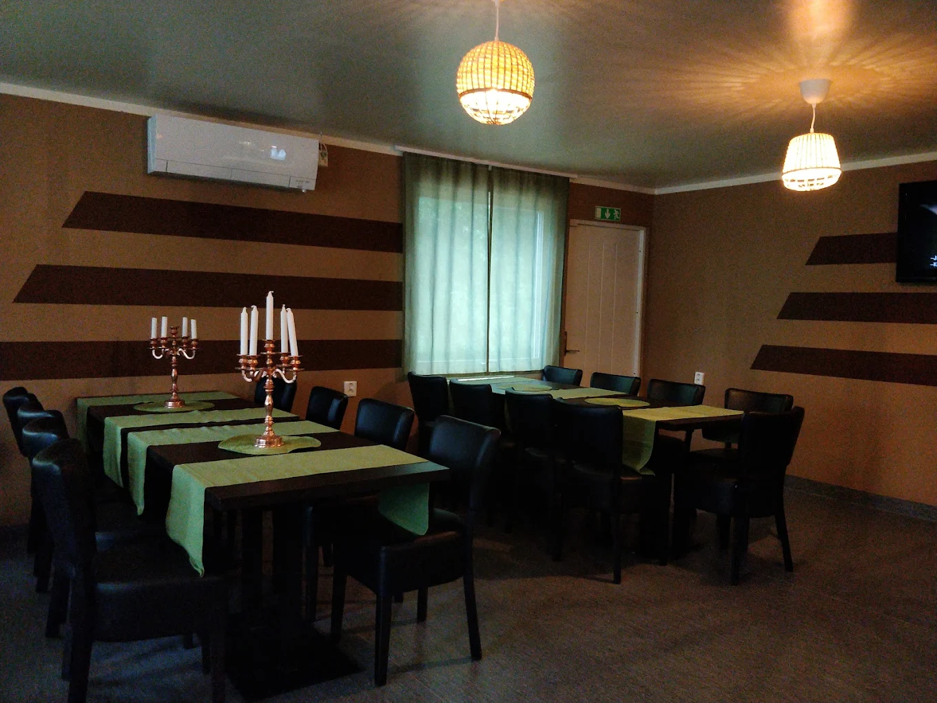 Mysig atmosfär inne i Gröna Huset