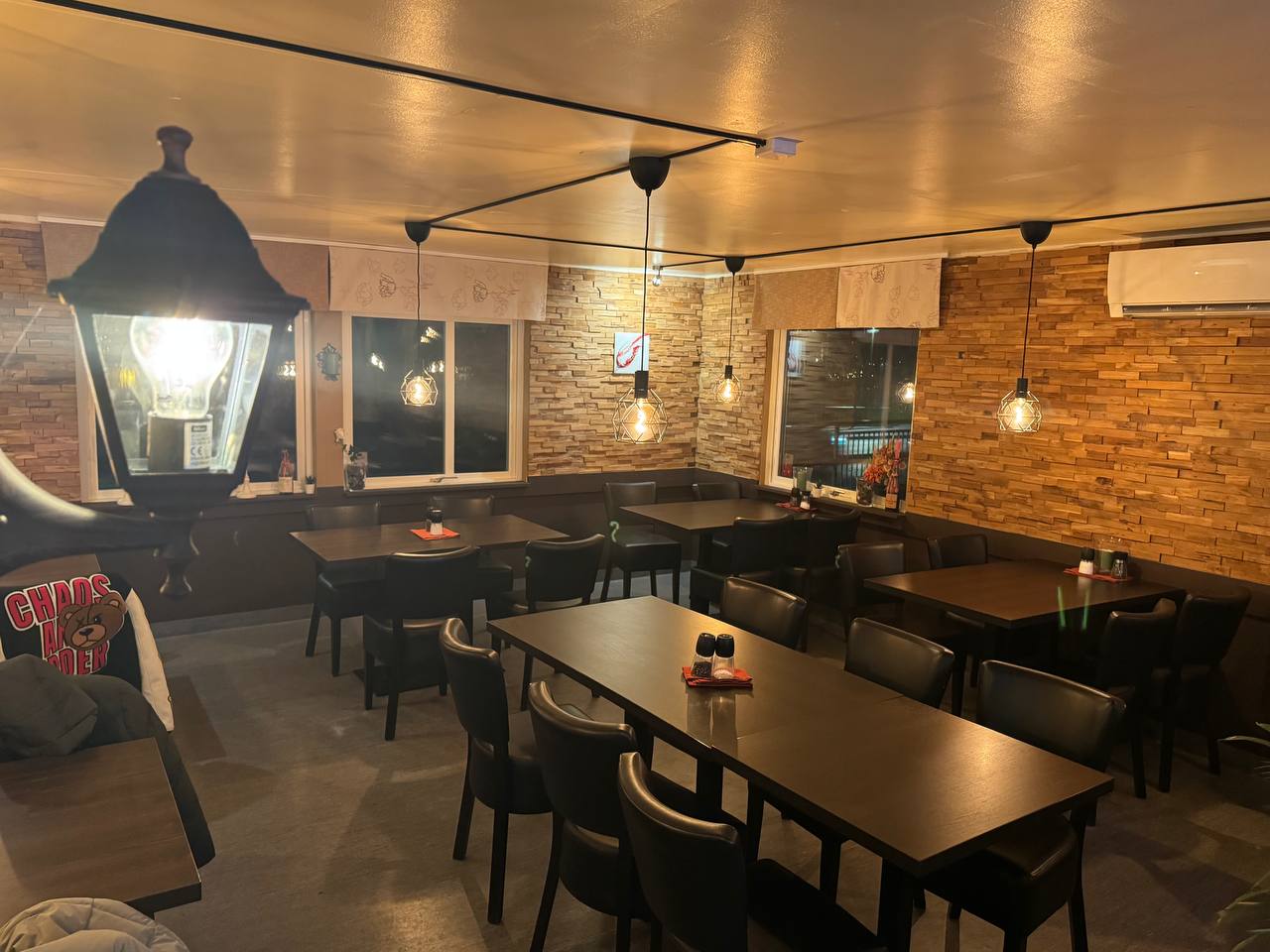 Gröna Huset pizzeria fasad i Södra Sandby